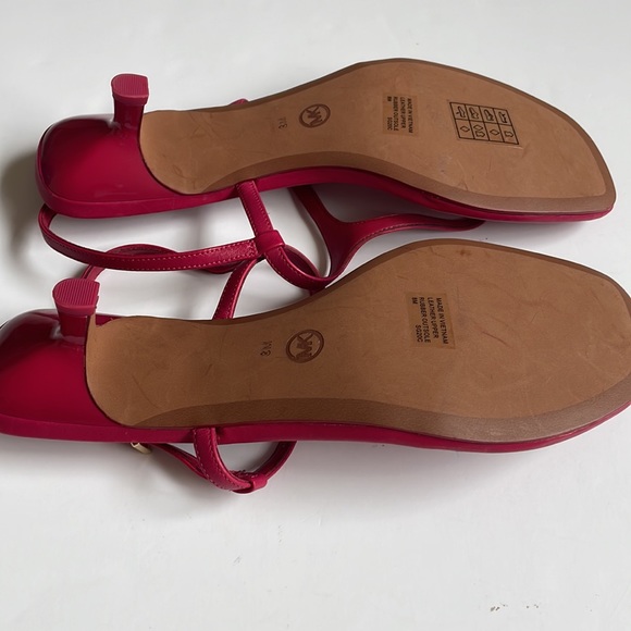 MICHAEL MICHAEL KORS
TASHA WOMENS LEATHER ANKLE STRAPPY SANDALS - Picture 5 of 9